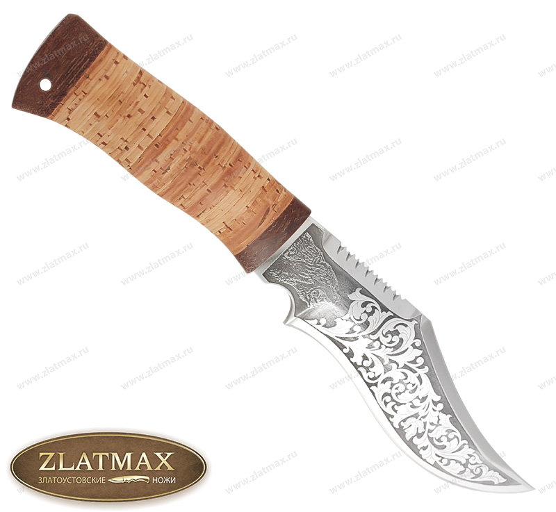 Нож Лапа 2 (40Х10С2М, Наборная береста, Текстолит)