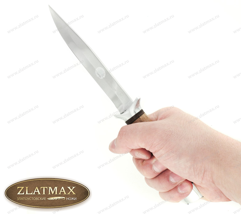 Нож Разведчик (40Х10С2М, Орех, Алюминий)