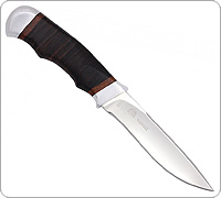 Нож Дикси (40Х10С2М (ЭИ-107), Наборная кожа, Алюминий)