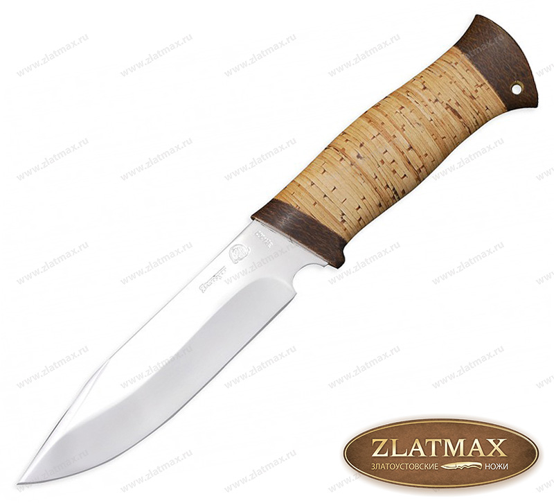 Нож Баджер 3 (40Х10С2М, Наборная береста, Текстолит)