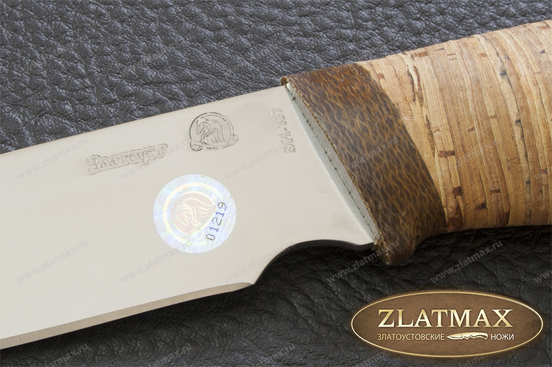 Нож Сталкер 2 (40Х10С2М, Наборная береста, Текстолит)