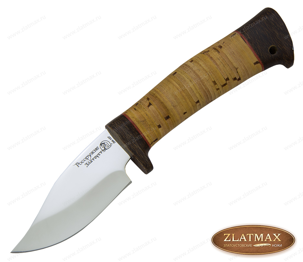 Нож Малек (40Х10С2М, Наборная береста, Текстолит)