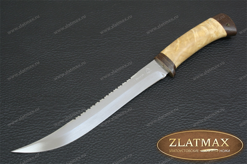 Нож Рыбацкий-2 (40Х10С2М, Берёзовый кап, Текстолит)