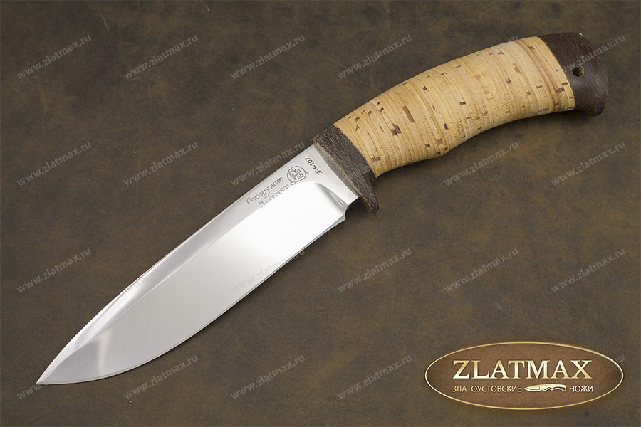Нож Артыбаш (40Х10С2М, Наборная береста, Текстолит)