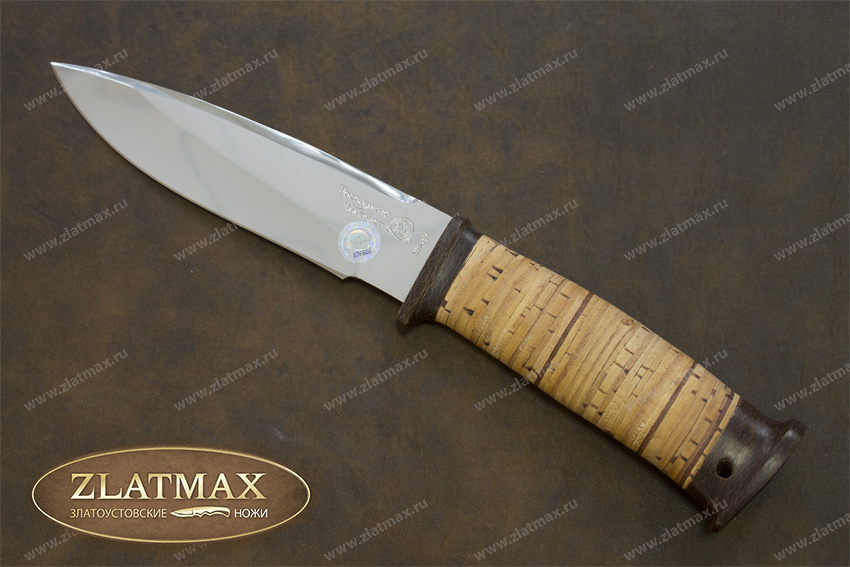 Нож FOX-1 (40Х10С2М, Наборная береста, Текстолит)