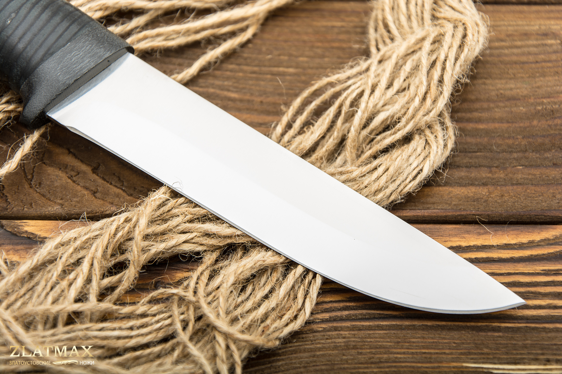 Нож Риф (40Х10С2М, Наборная кожа, Текстолит)