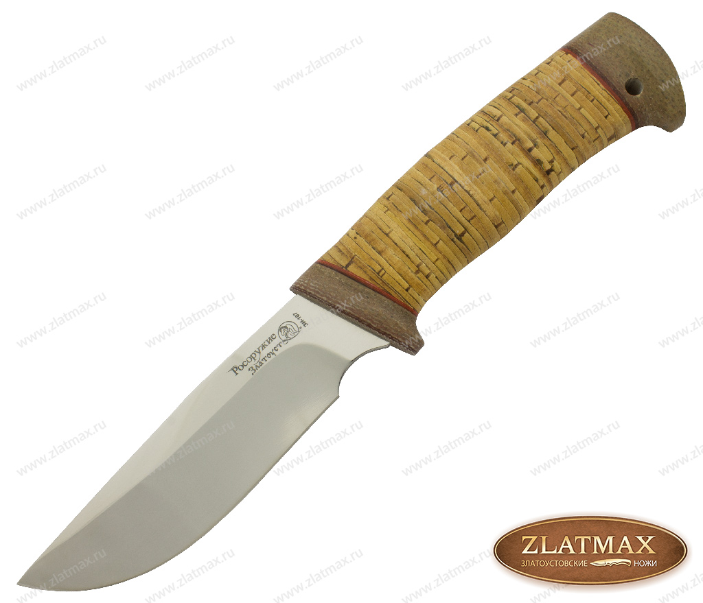Нож Сталкер (40Х10С2М, Наборная береста, Текстолит)
