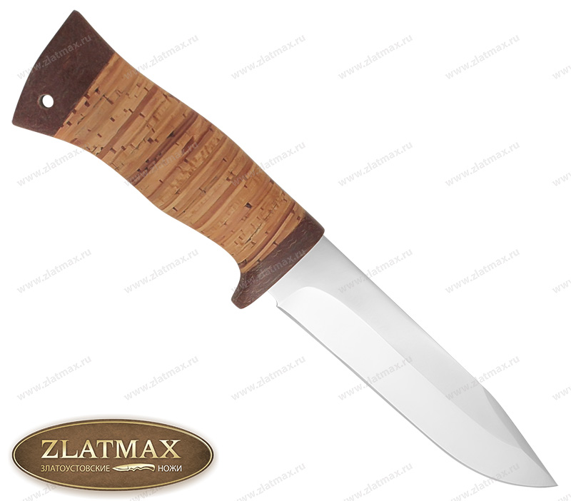 Нож Баджер-2 (40Х10С2М, Наборная береста, Текстолит)