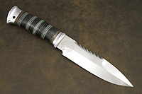 Нож Спас-1 МЧС (40Х10С2М (ЭИ-107), Комбинированная, Алюминий)