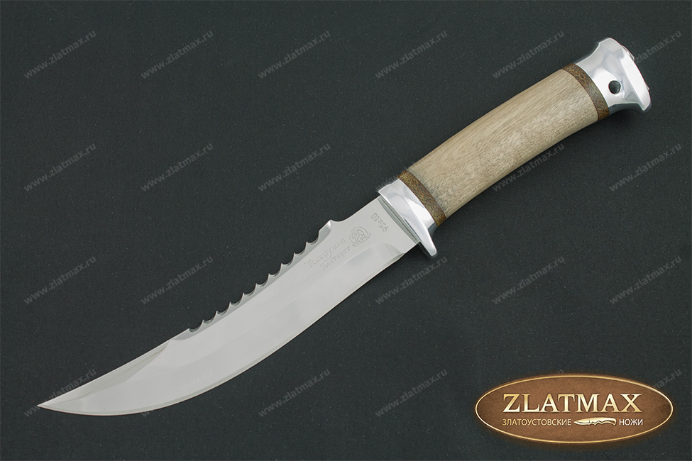 Нож Рыбацкий-1 (95Х18, Орех, Алюминий)