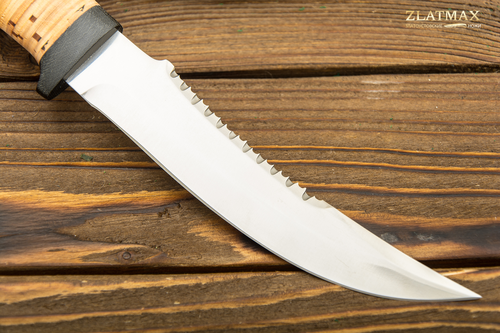 Нож Рыбацкий-1 (40Х10С2М, Наборная береста, Текстолит)
