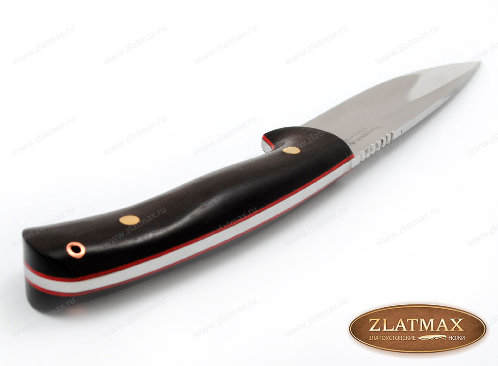 Нож Артыбаш 115 (40Х10С2М, Накладки фибра + граб)