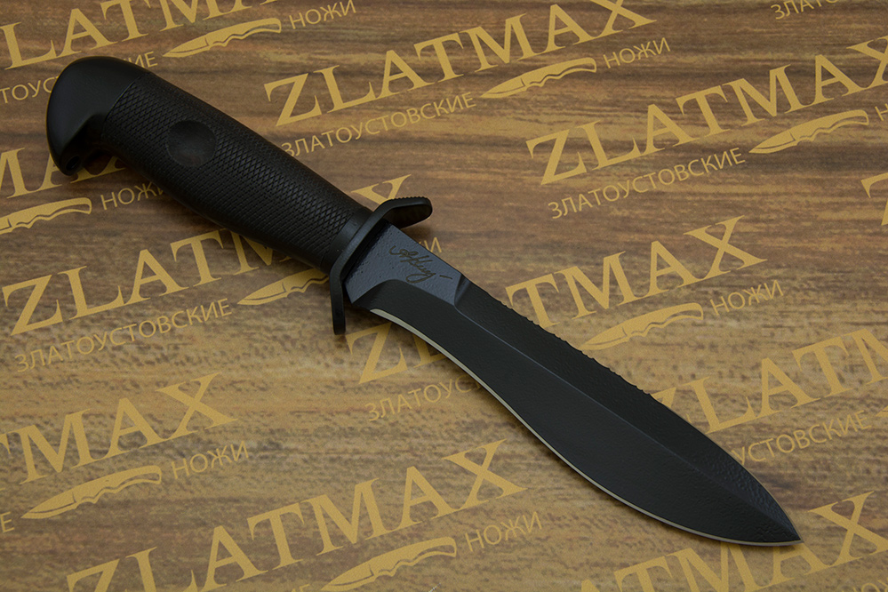 Нож Кистень Черный (40Х10С2М, Граб, Нержавеющая сталь)