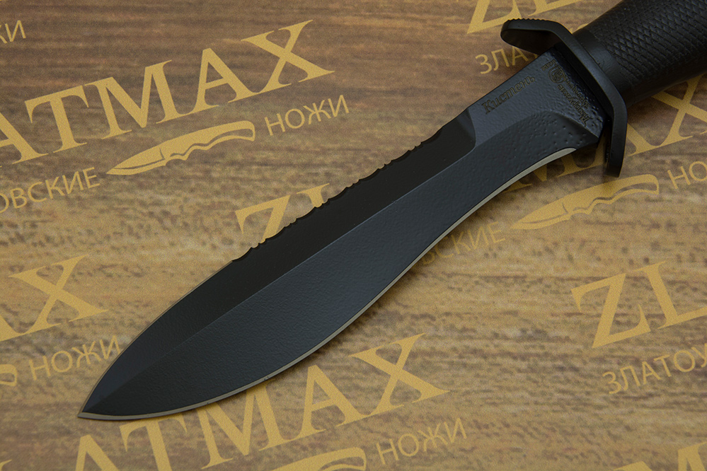 Нож Кистень Черный (40Х10С2М, Граб, Нержавеющая сталь)