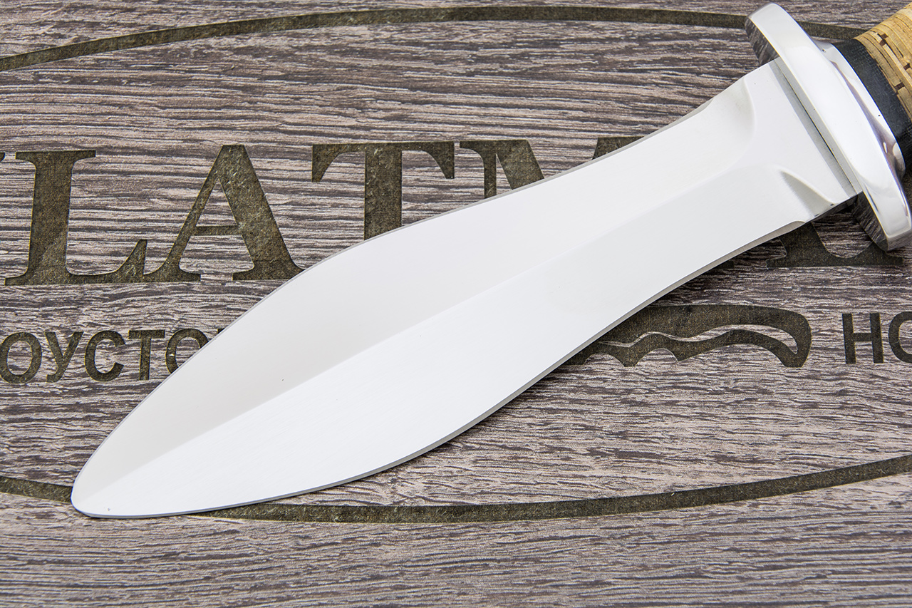 Нож СН-3 (95Х18, Наборная береста, Алюминий)