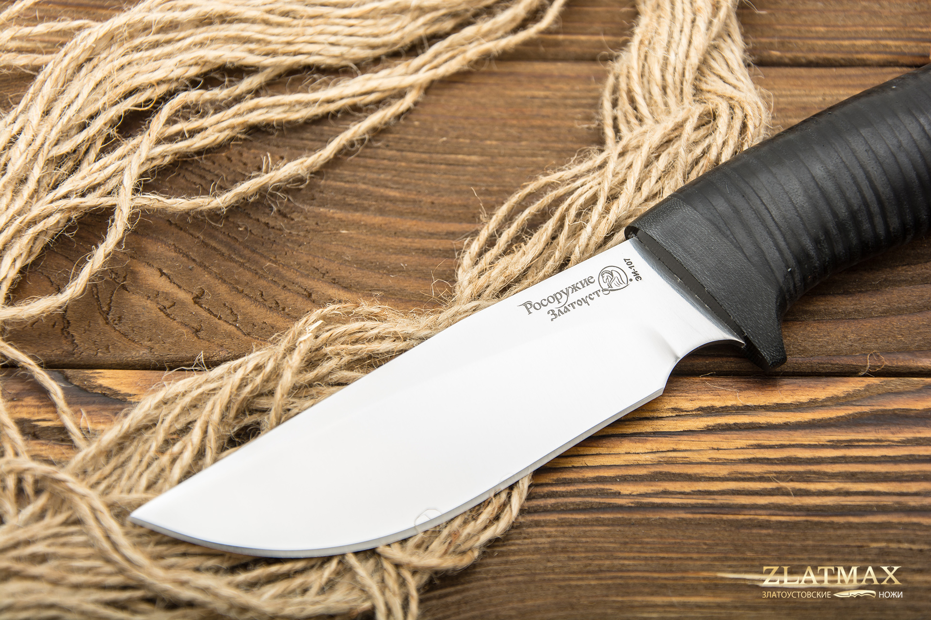 Нож Сталкер 2 (40Х10С2М, Наборная кожа, Текстолит)