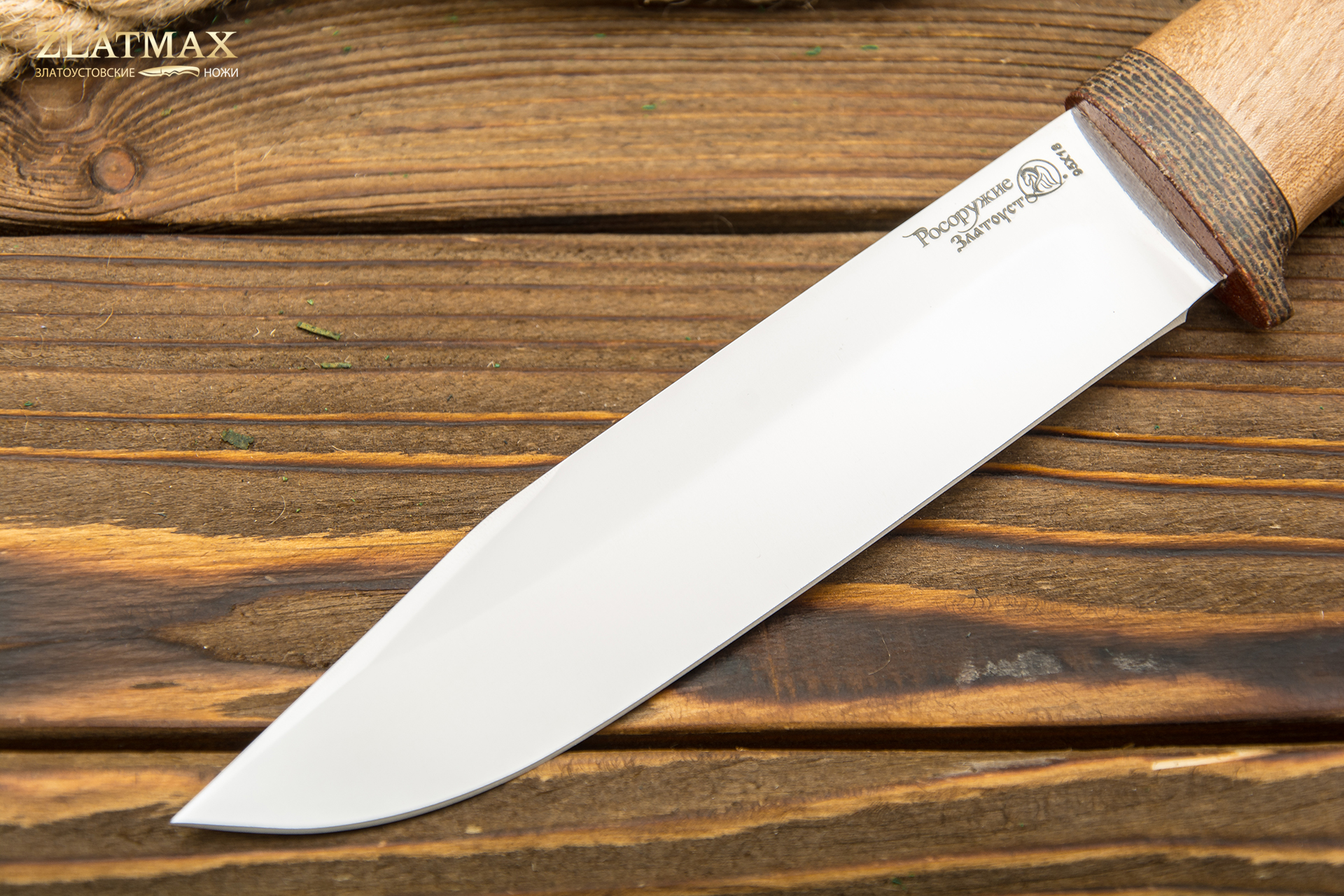Нож Баджер-2 (95Х18, Орех, Текстолит)
