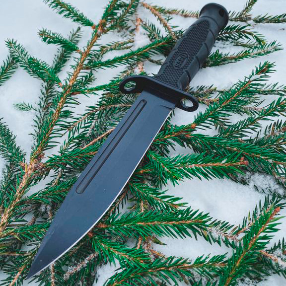 Тактический нож «6Х9С» (65Г, Резина)
