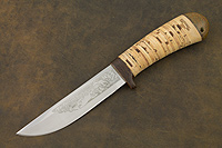 Нож охотничий НС-62 (X50CrMoV15, Наборная береста, Текстолит)