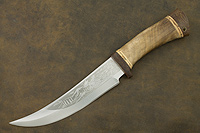 Нож НС-08 (X50CrMoV15, Берёзовый кап, Текстолит)