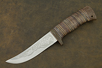 Нож охотничий НС-11 (40Х10С2М (ЭИ-107), Наборная кожа, Текстолит)