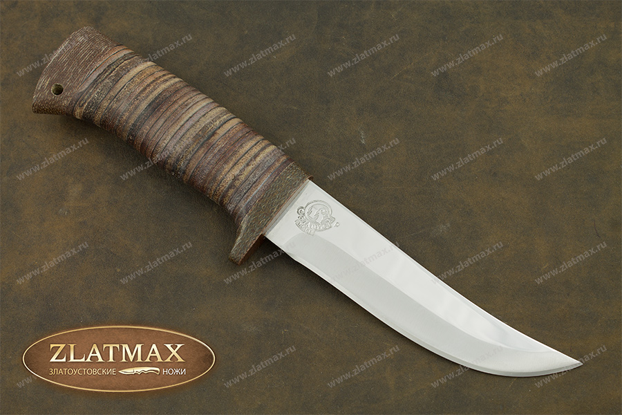 Нож НС-11 (X50CrMoV15, Наборная кожа, Текстолит)