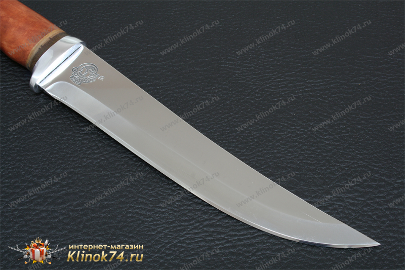 Нож НС-13 (X50CrMoV15, Берёзовый кап, Алюминий)