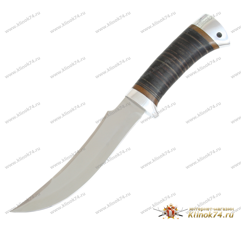 Нож охотничий НС-22 (40Х10С2М, Наборная кожа, Алюминий) фото-01