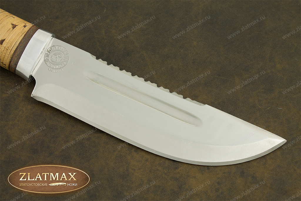 Нож НС-29 (X50CrMoV15, Наборная береста, Алюминий)