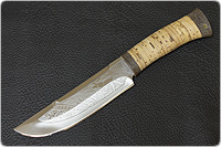 Нож охотничий НС-29 (X50CrMoV15, Наборная береста, Текстолит)