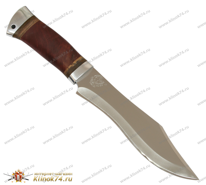 Нож охотничий НС-31 (X50CrMoV15, Берёзовый кап, Алюминий) фото-01