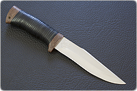 Нож туристический НС-34 (X50CrMoV15, Наборная кожа, Текстолит)