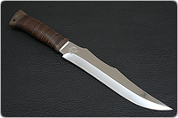Нож НС-35 (X50CrMoV15, Наборная кожа, Текстолит)