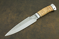 Нож НС-37 (X50CrMoV15, Наборная береста, Алюминий)