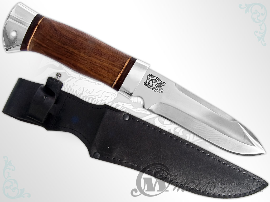 Нож охотничий НС-40 (X50CrMoV15, Орех, Алюминий) фото-01