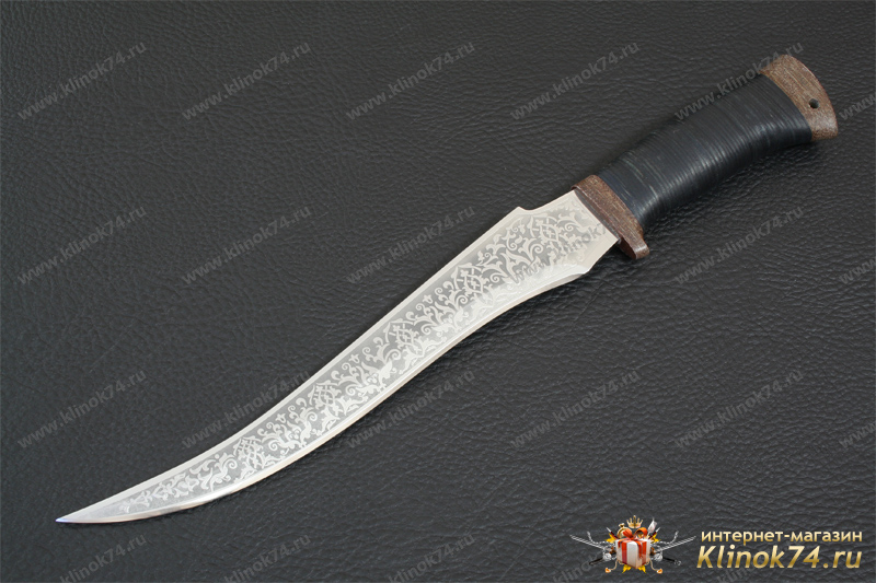 Нож НС-45 (X50CrMoV15, Наборная кожа, Текстолит)