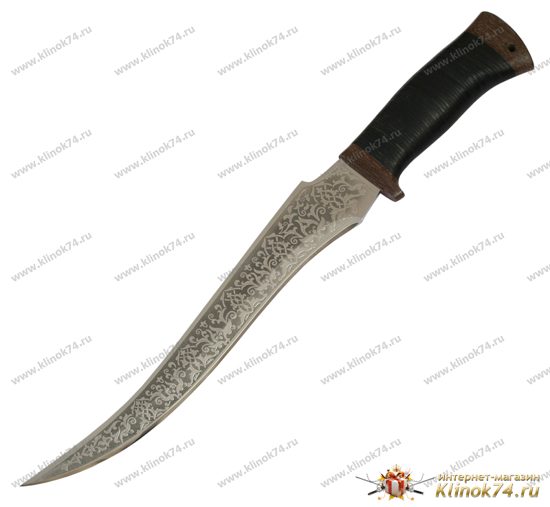 Нож охотничий НС-45 (X50CrMoV15, Наборная кожа, Текстолит) фото-01