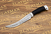 Нож туристический НС-47 (40Х10С2М (ЭИ-107), Наборная кожа, Алюминий)
