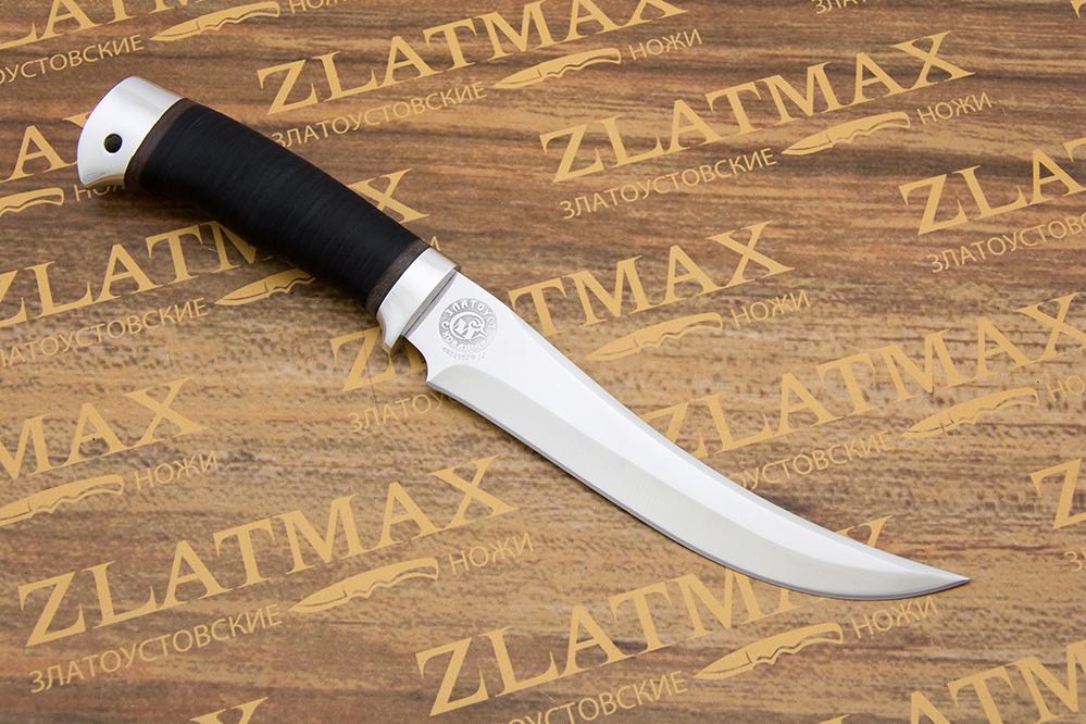 Нож НС-47 (X50CrMoV15, Наборная кожа, Алюминий)