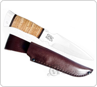 Нож охотничий НС-48 (40Х10С2М (ЭИ-107), Наборная береста, Алюминий)