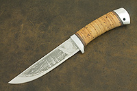 Нож НС-20 (X50CrMoV15, Наборная береста, Алюминий)
