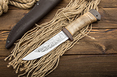 Ножи Стиль-М купить в Калининграде: Нож НС-16 (X50CrMoV15, Берёзовый кап, Текстолит)