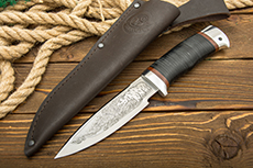 Ножи Стиль-М купить в Нижнем Новгороде: Нож туристический НС-25 (X50CrMoV15, Наборная кожа, Алюминий)