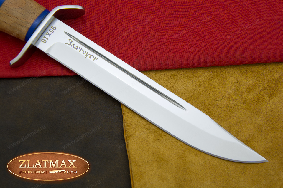 Нож Разведчика (95Х18, Комбинированная, Алюминий)