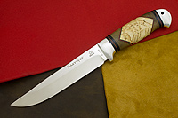 Нож Пустельга Люкс (95Х18, Комбинированная люкс, Алюминий)