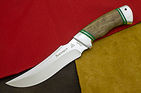 Нож Крюк (95Х18, Орех, Алюминий)