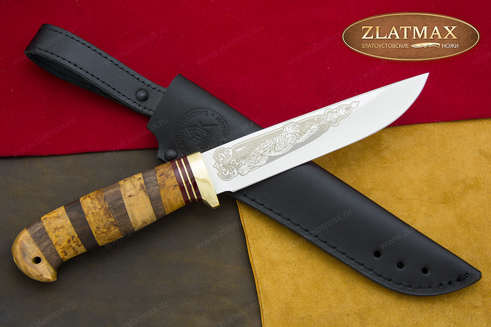 Нож Пустельга (95Х18, Комбинированная, Латунь)