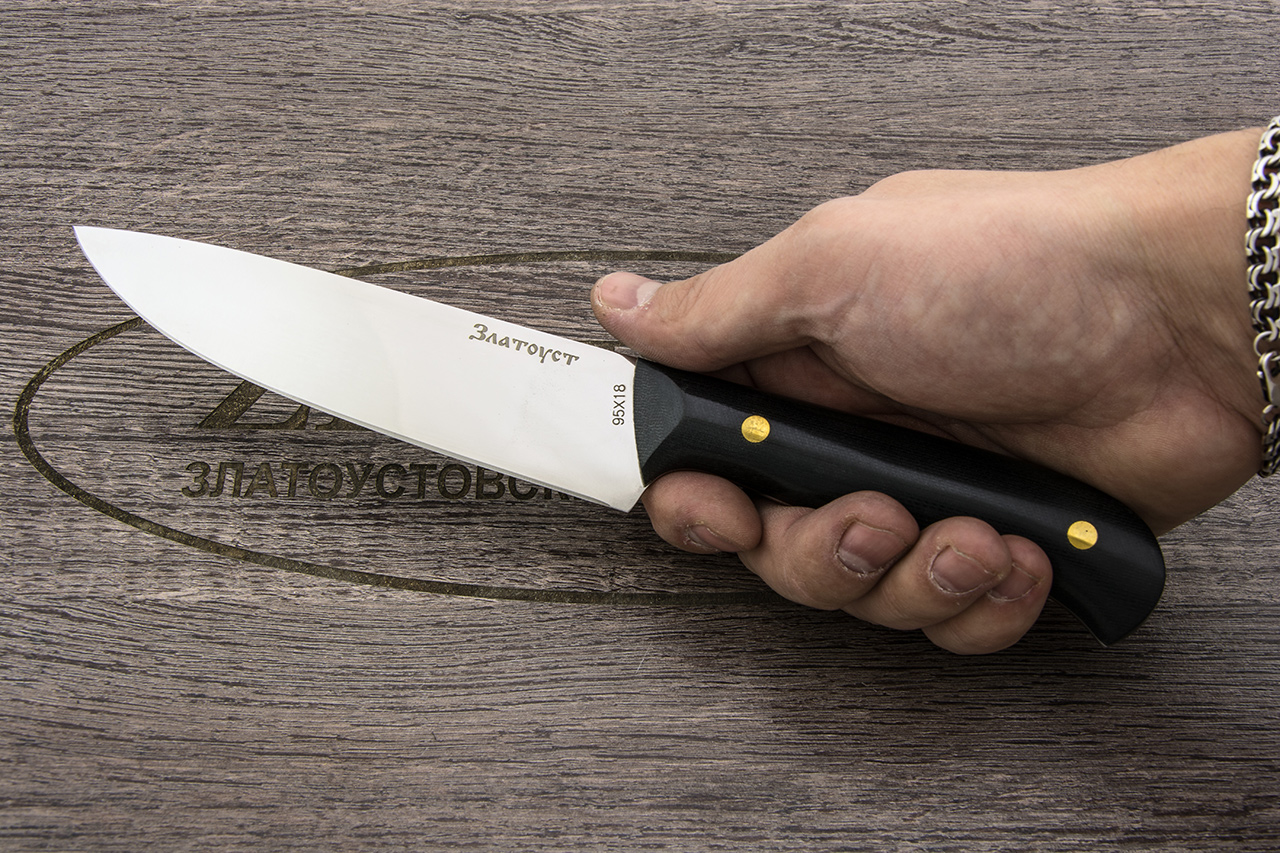 Нож Домашний ЦМ (95Х18, Накладки текстолит)