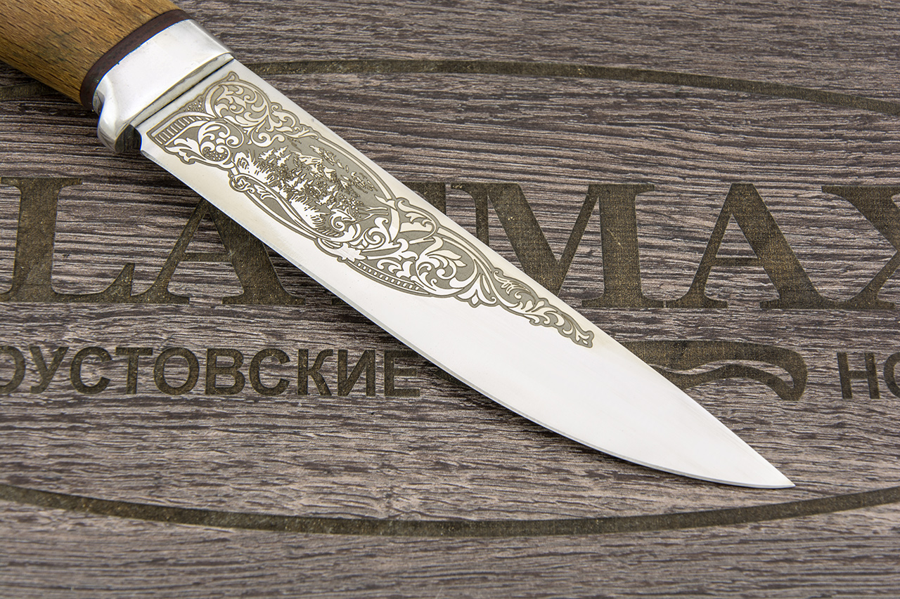 Нож Лесной (95Х18, Орех, Алюминий)
