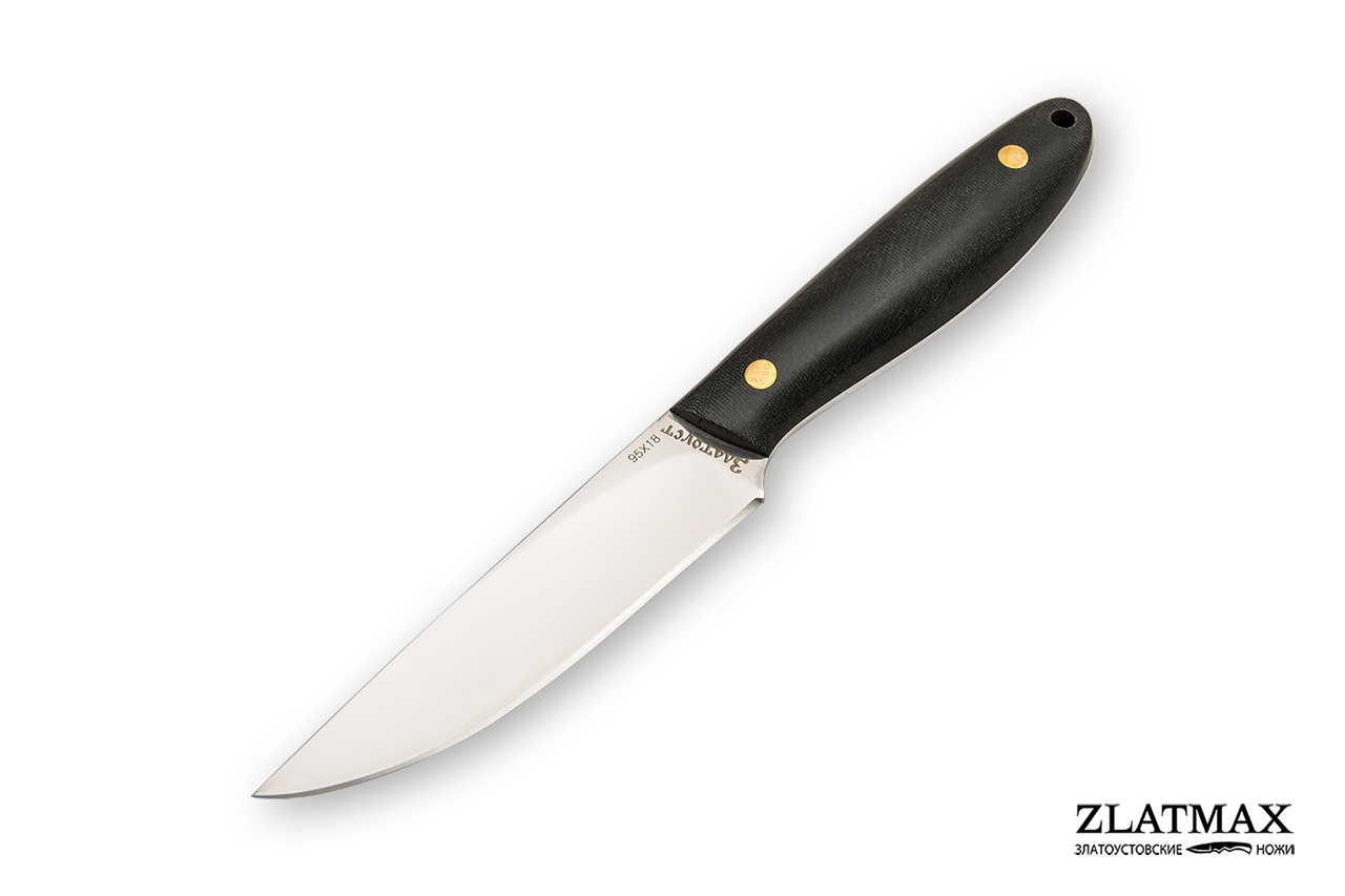 Нож Пустельга-2 ЦМ (95Х18, Накладки текстолит) в Твери фото-01